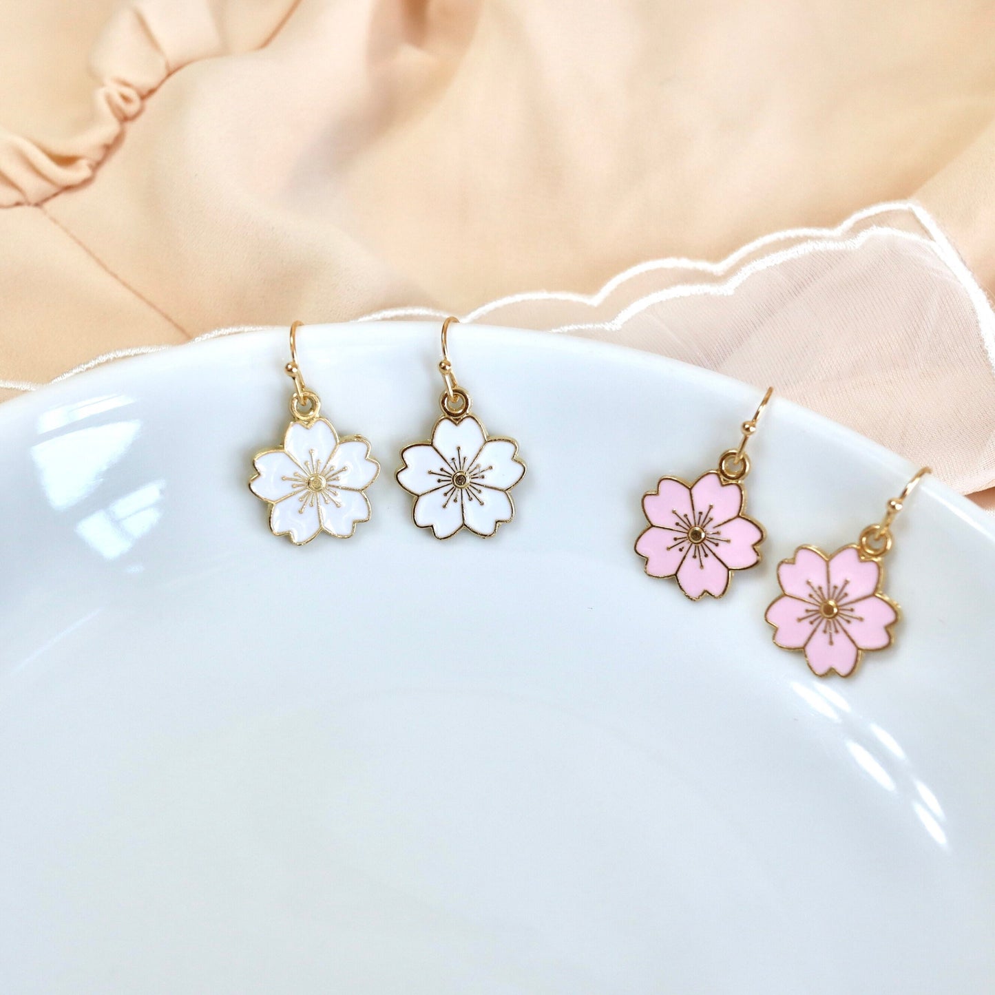 Cherry Blossom Sakura Earrings