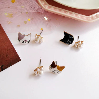 Cat Paw Earrings, Kitten Claw Stud Earrings