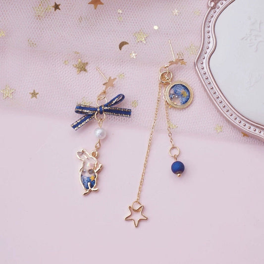 Alice in the Wonderland Earrings, Rabbit/ Bunny Earrings