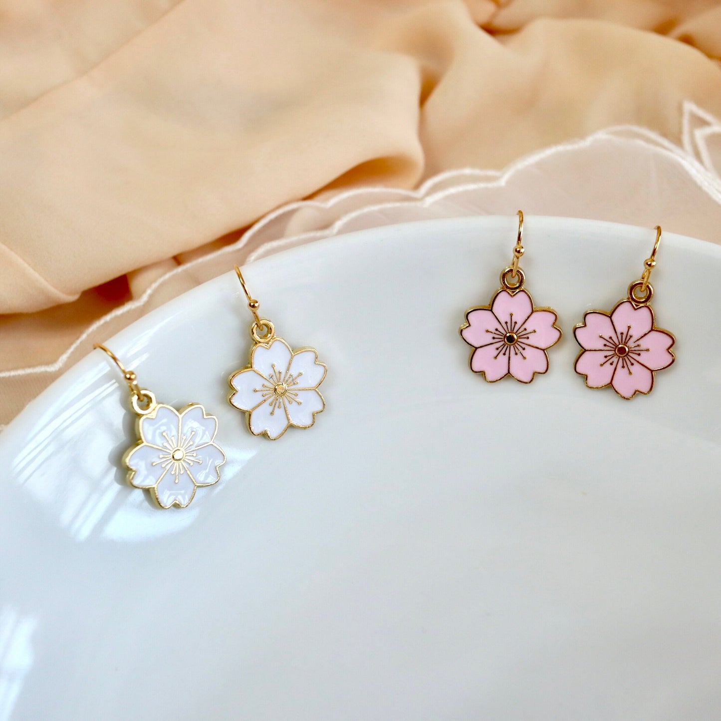 Cherry Blossom Sakura Earrings