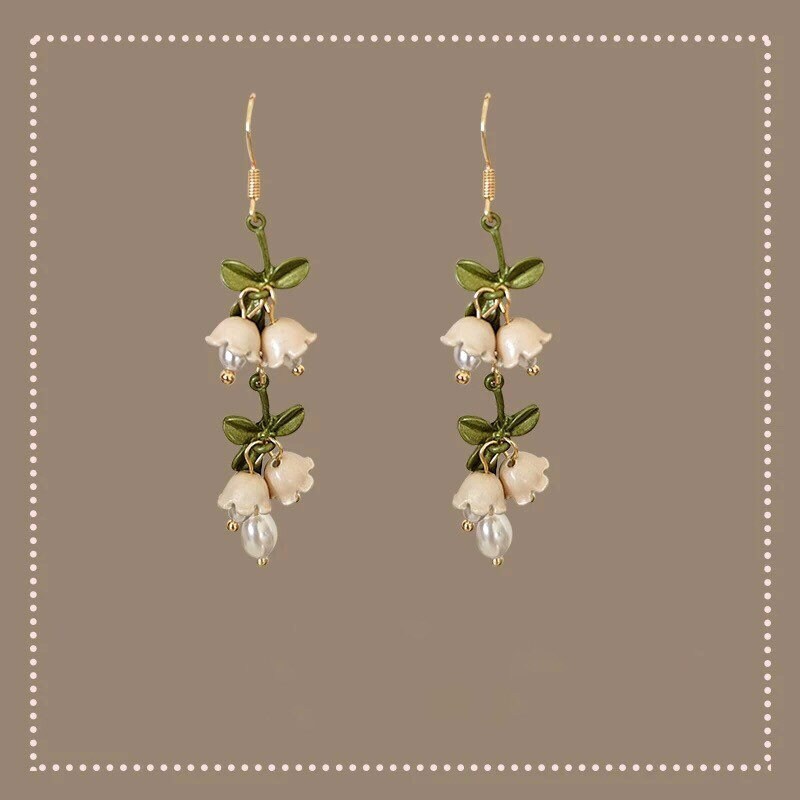 Lily of the Valley Dangle Earrings