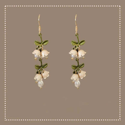 Lily of the Valley Dangle Earrings