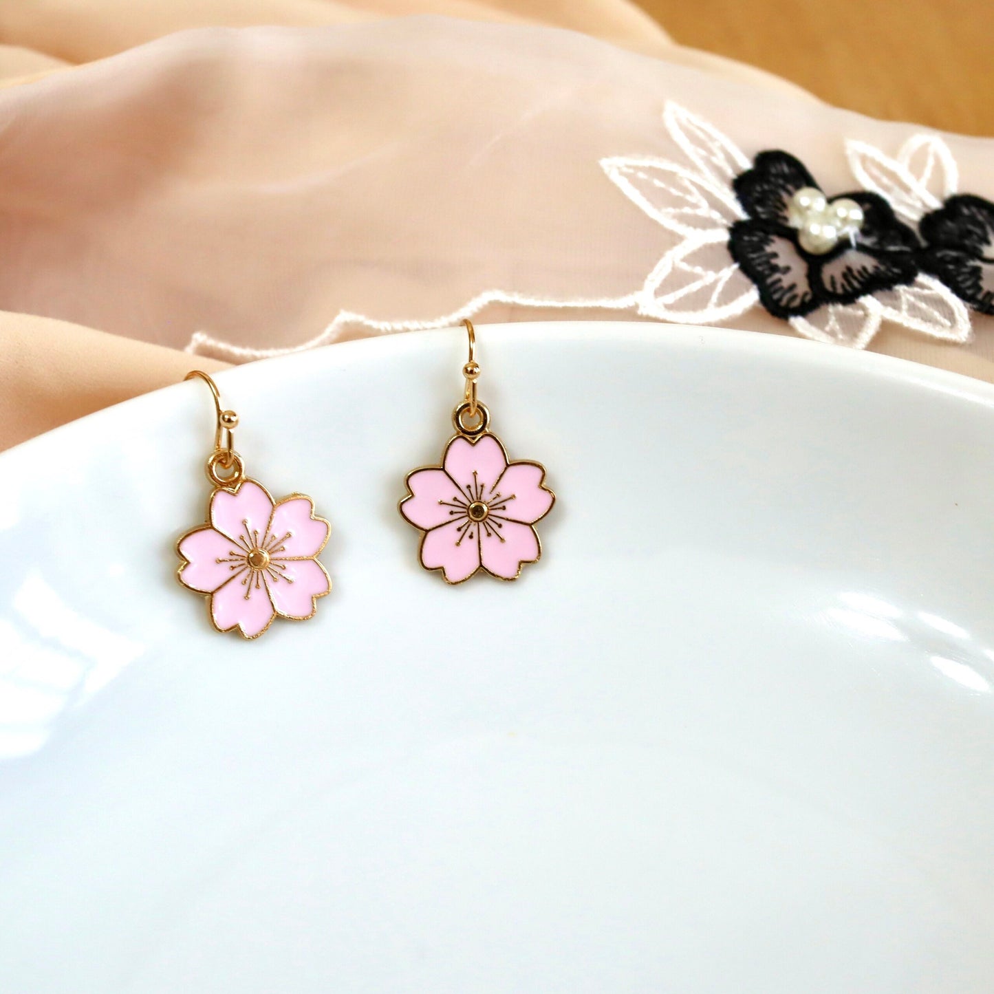 Cherry Blossom Sakura Earrings