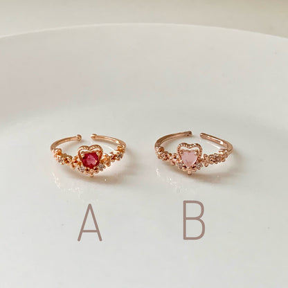 Rose Gold Princess Ring Collections