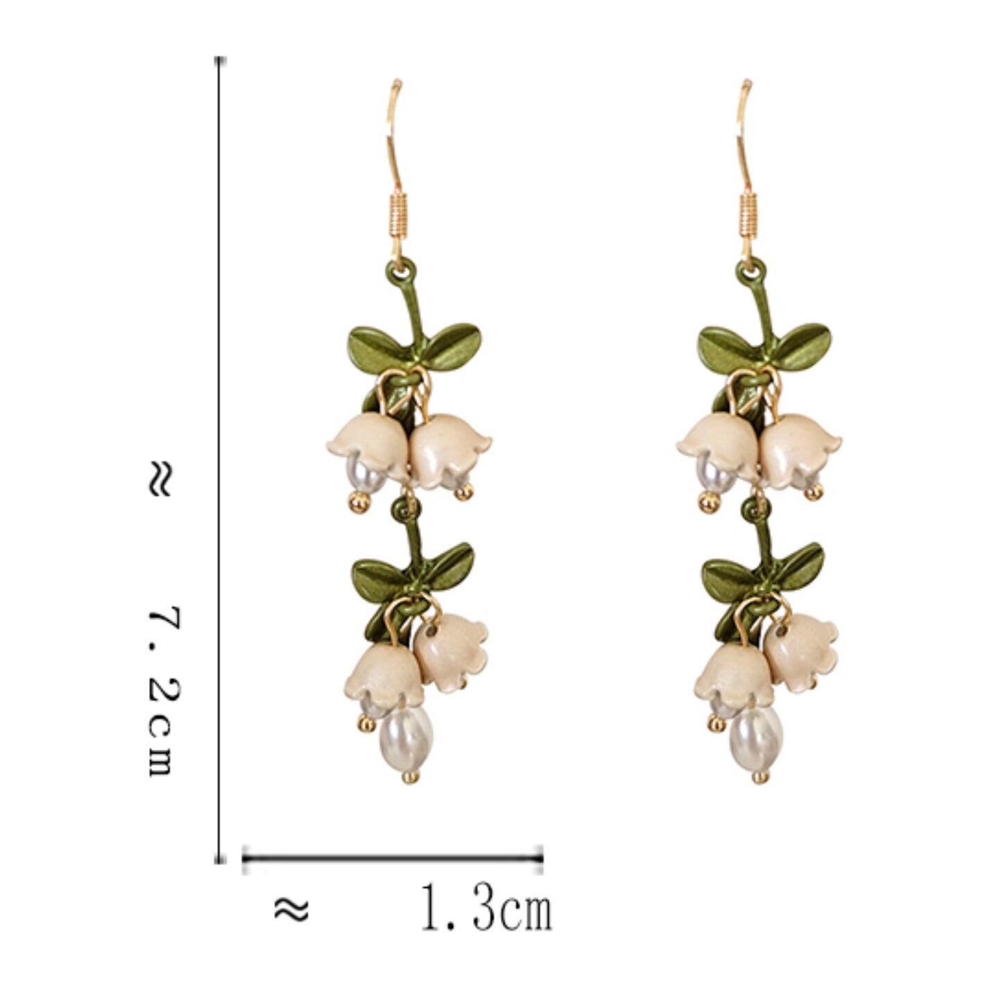 Lily of the Valley Dangle Earrings