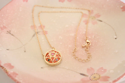 Sailor Moon Inspired Star Compact Necklace