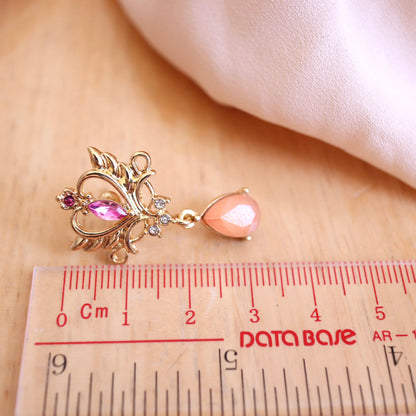 Magic Girl Heat Compact Drop Earrings, Sailor Moon Inspired