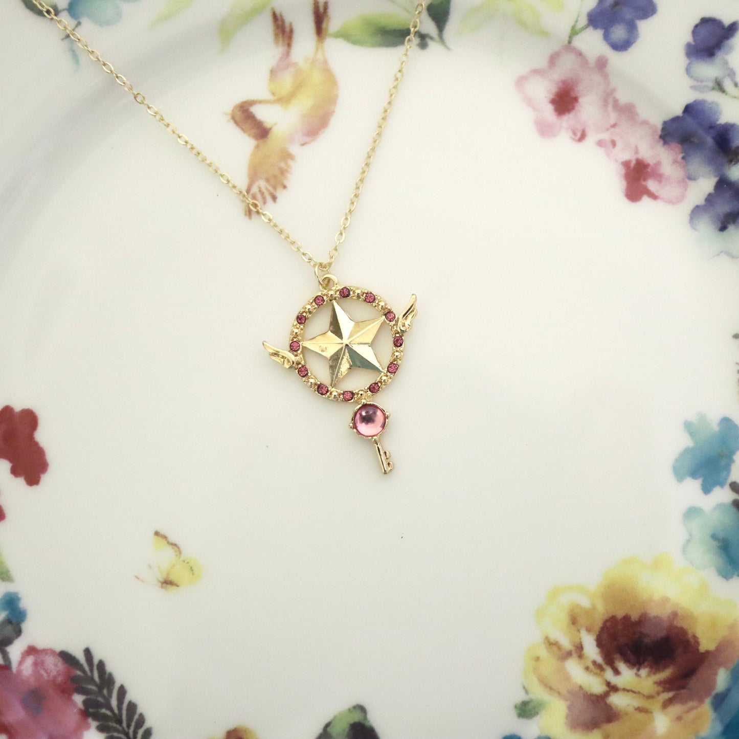 Cardcaptor Sakura Inspired Magic Girl Ward Necklace