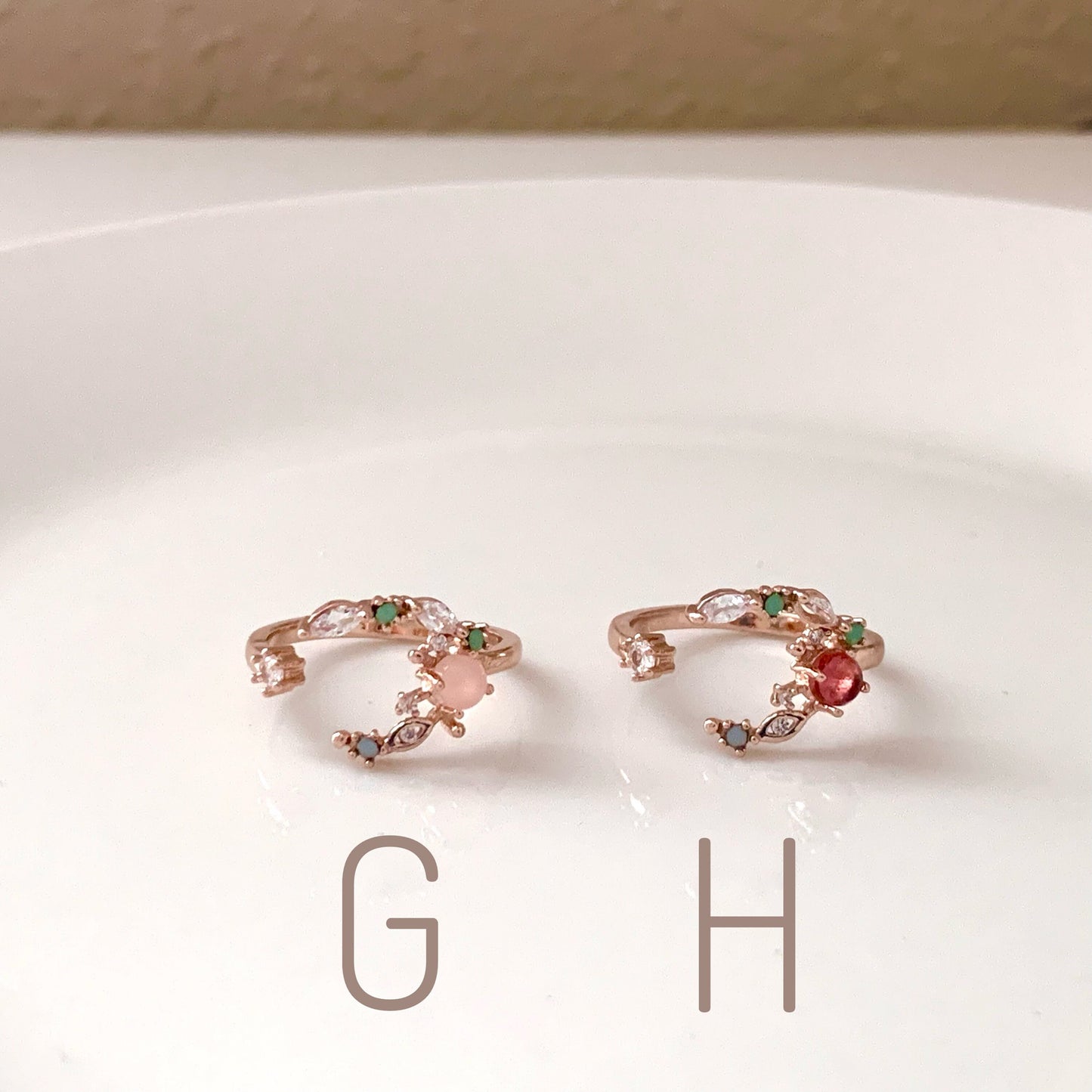 Rose Gold Princess Ring Collections