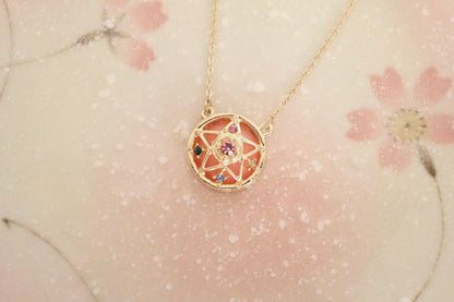 Sailor Moon Inspired Star Compact Necklace