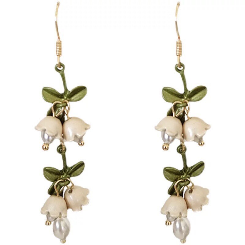 Lily of the Valley Dangle Earrings