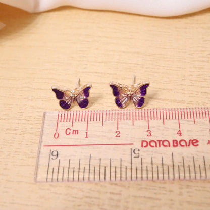 Butterfly Stud Earrings, 3 colors