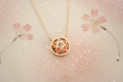 Sailor Moon Inspired Star Compact Necklace